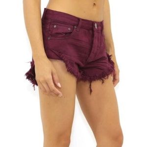 One teaspoon bandits jean shorts